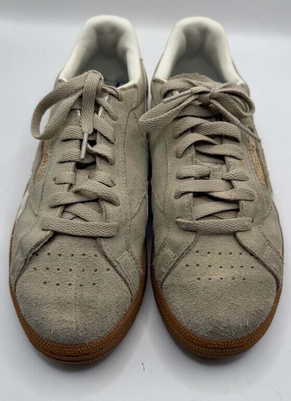 Reebok Club C Grounds UK Size 7 Beige Gum Sneakers